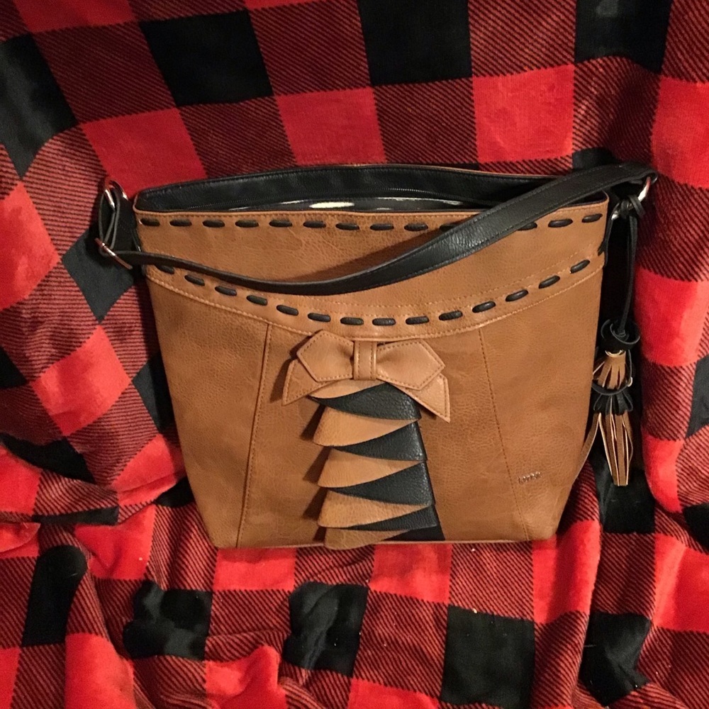 Kenzie Brown Leather Tote